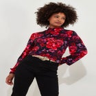 Stretch Knit Mockneck image number null