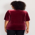 Kimono Velour Sleeve Tee image number 1