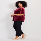 Kimono Velour Sleeve Tee image number 2