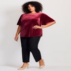 Kimono Velour Sleeve Tee image number 0