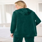 Velour Hoodie Sweatshirt image number null