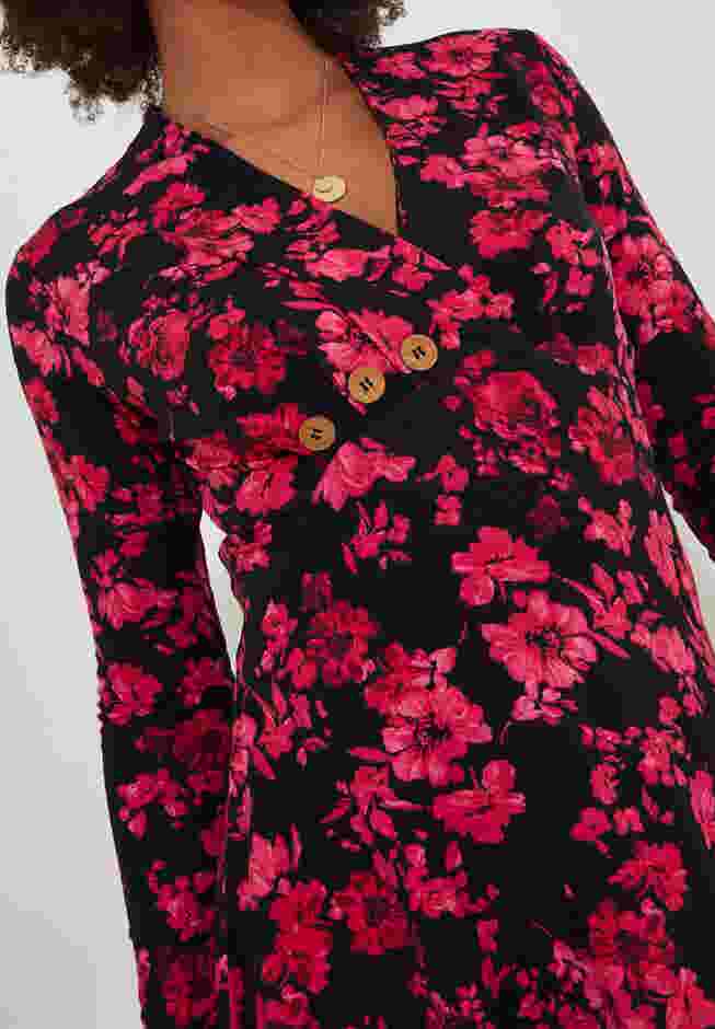 Stretch Knit Asymmetrical Tunic image number 1