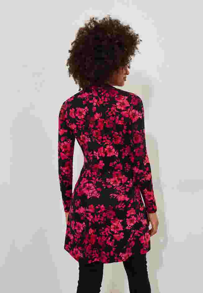 Stretch Knit Asymmetrical Tunic image number 4