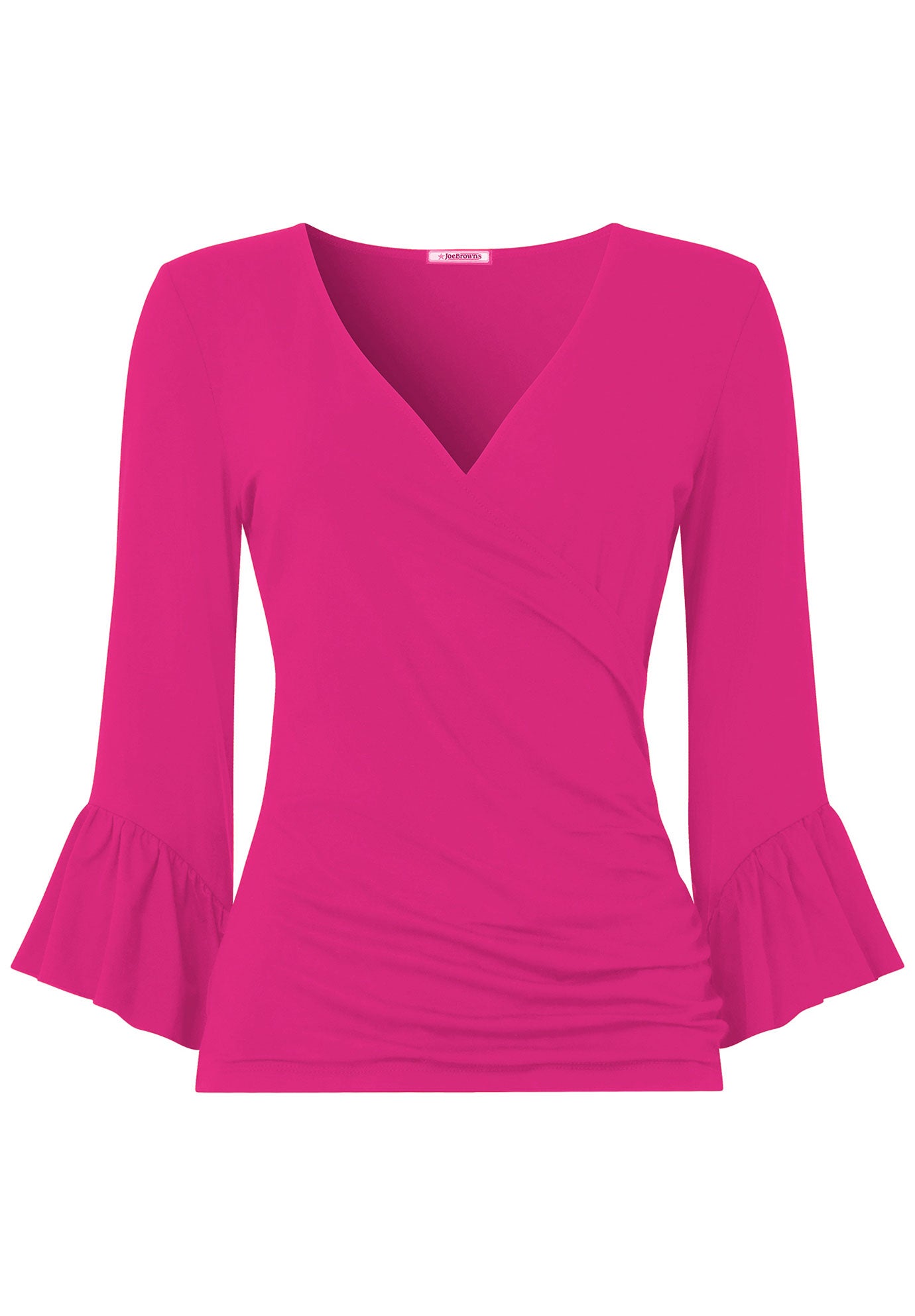 Stretch Knit Bell Sleeve Top image number 3