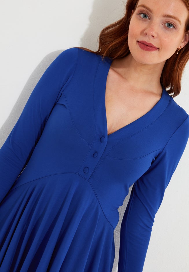 Stretch Knit Babydoll Tunic image number 1