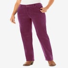 Corduroy Straight Leg Jeans image number null