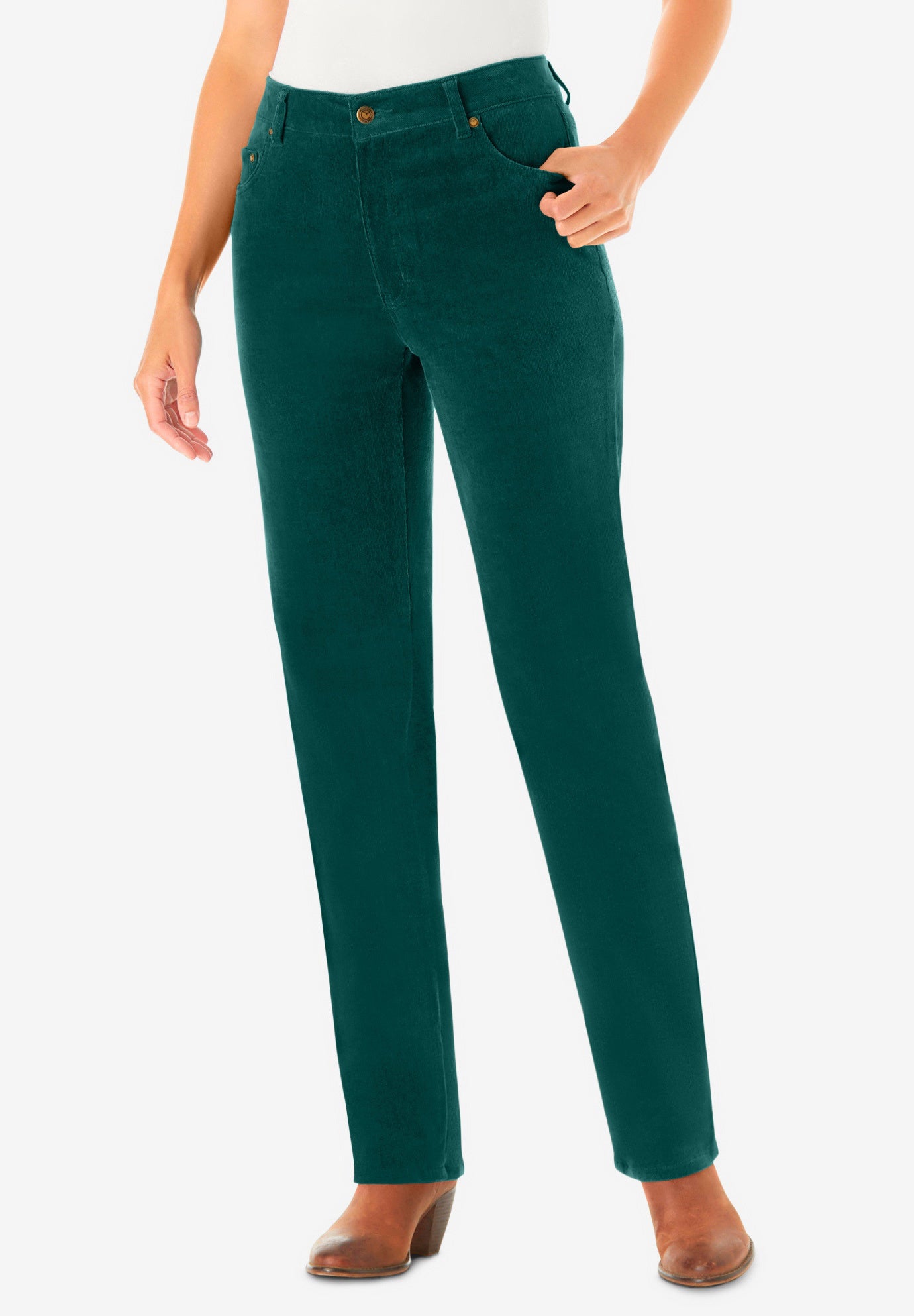 Corduroy Straight Leg Stretch Pant image number 0