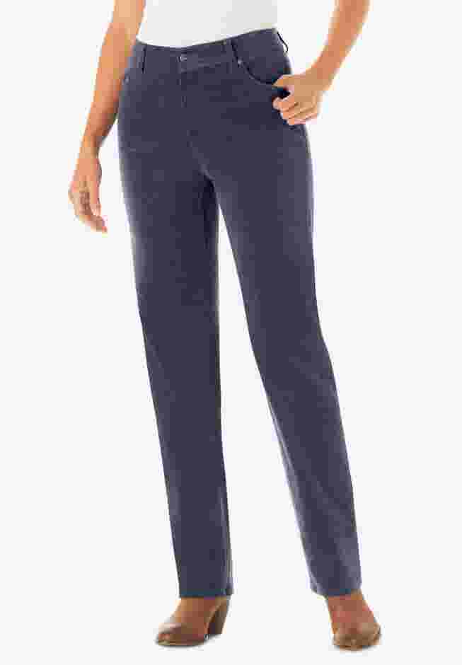 Corduroy Straight Leg Stretch Pant image number 0