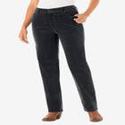 Corduroy Straight Leg Jeans image number null