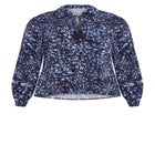 Lucia Tiered Crochet Tassel Top image number 4