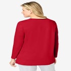 Satin Trim Sleep Tee image number null