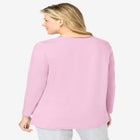 Satin Trim Sleep Tee image number null