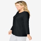 Satin Trim Sleep Tee image number null