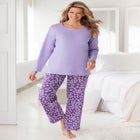 Satin Trim Sleep Tee image number null