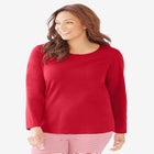 Satin Trim Sleep Tee image number null