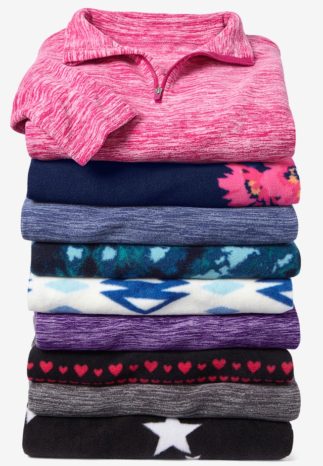 Microfleece Quarter-Zip Pullover image number 3