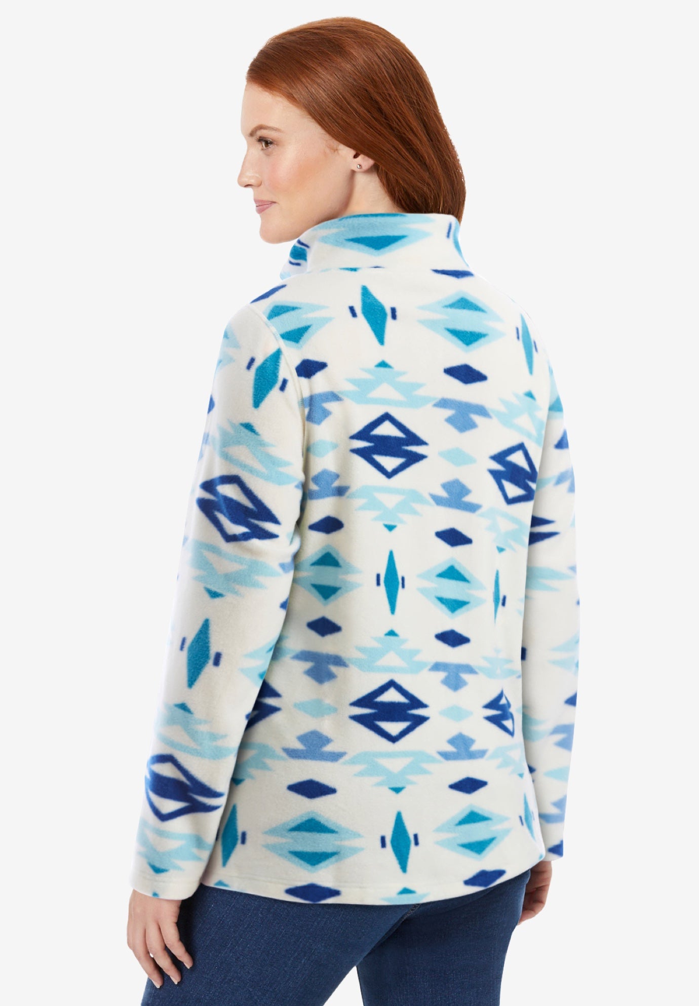 Microfleece Quarter-Zip Pullover image number 1