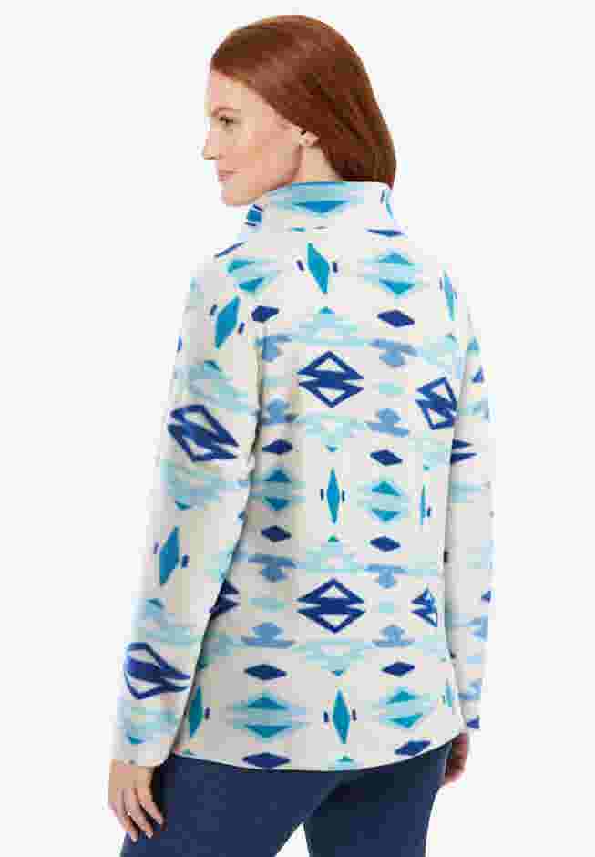 Microfleece Quarter-Zip Pullover image number 1