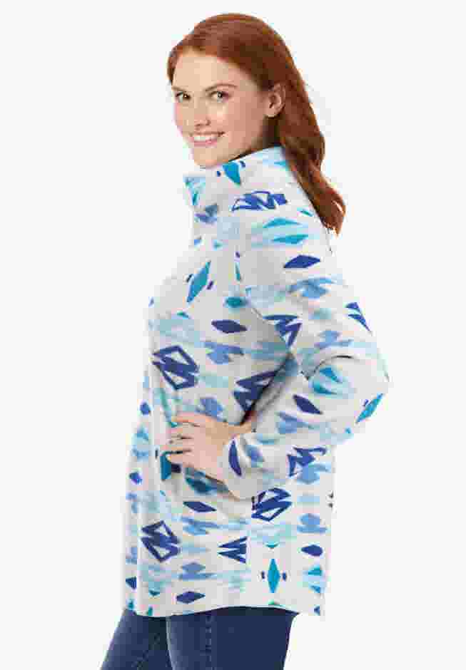 Microfleece Quarter-Zip Pullover image number 2
