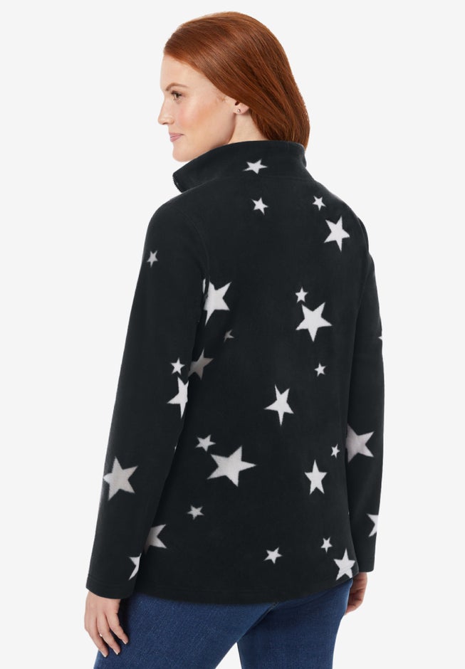 Microfleece Quarter-Zip Pullover image number 1