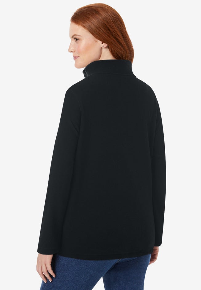 Microfleece Quarter-Zip Pullover image number 1