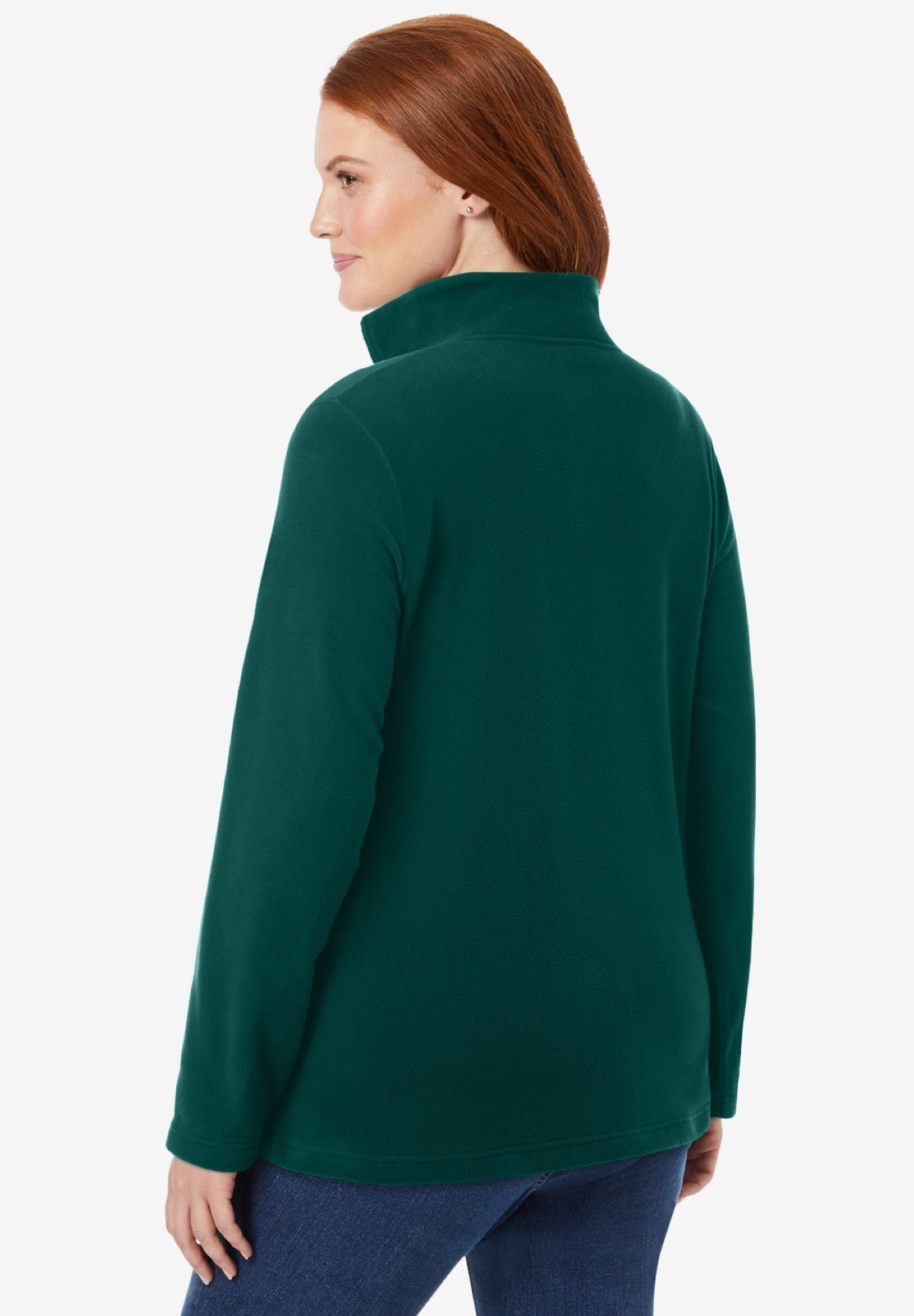 Microfleece Quarter-Zip Pullover image number 1