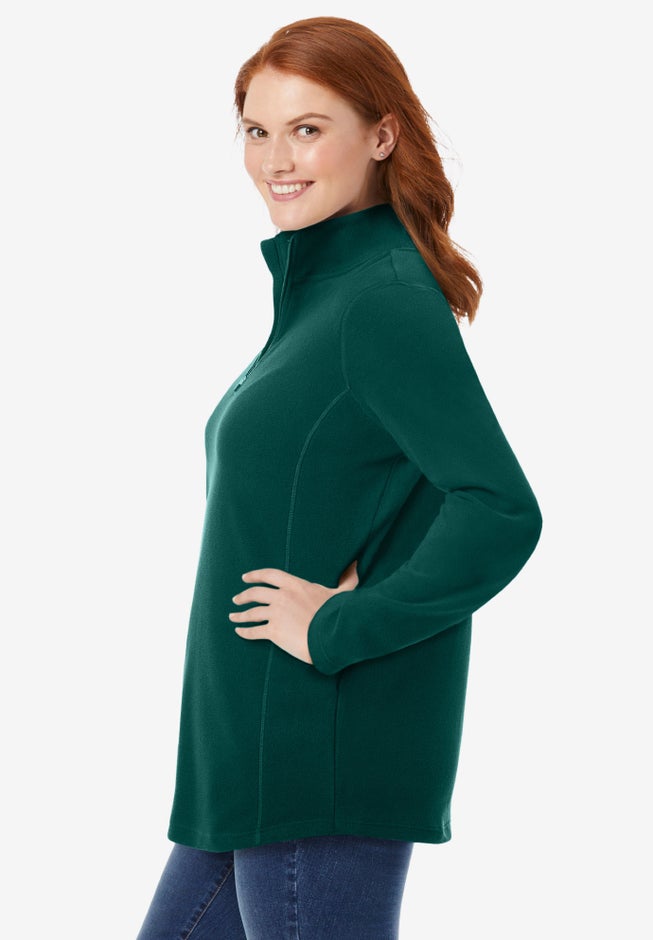 Microfleece Quarter-Zip Pullover image number 2