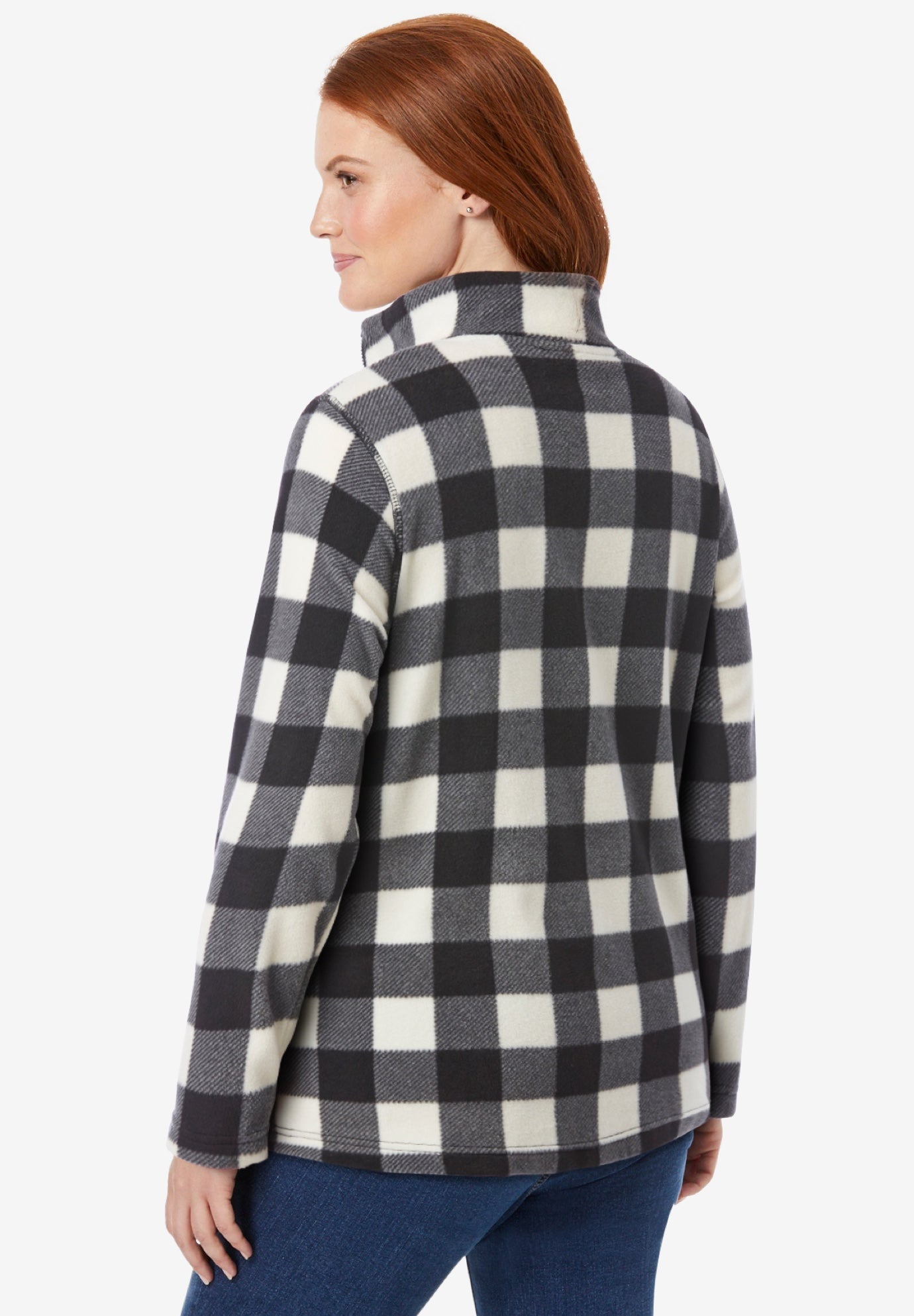 Microfleece Quarter-Zip Pullover image number 1