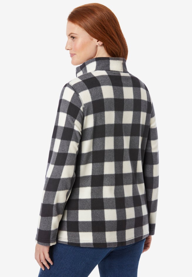 Microfleece Quarter-Zip Pullover image number 1