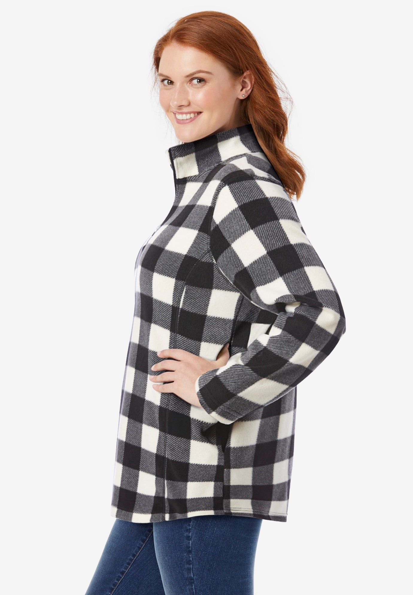 Microfleece Quarter-Zip Pullover image number 2