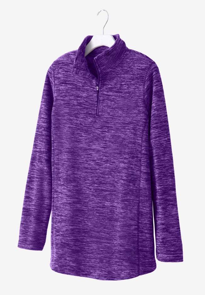 Microfleece Quarter-Zip Pullover image number 3