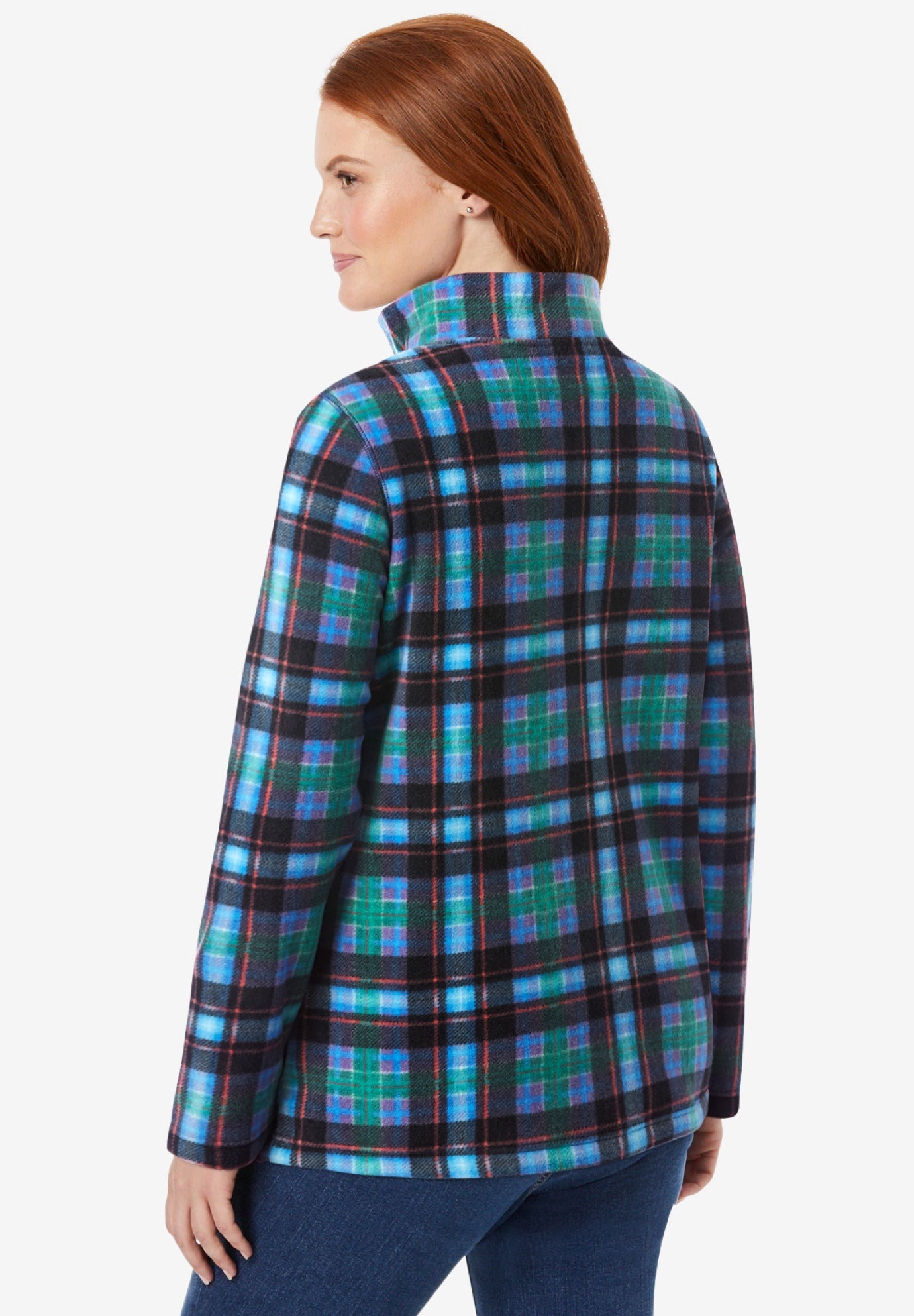 Microfleece Quarter-Zip Pullover image number 1