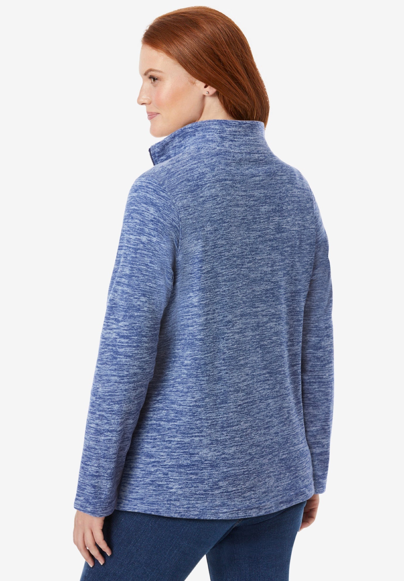 Microfleece Quarter-Zip Pullover image number 1