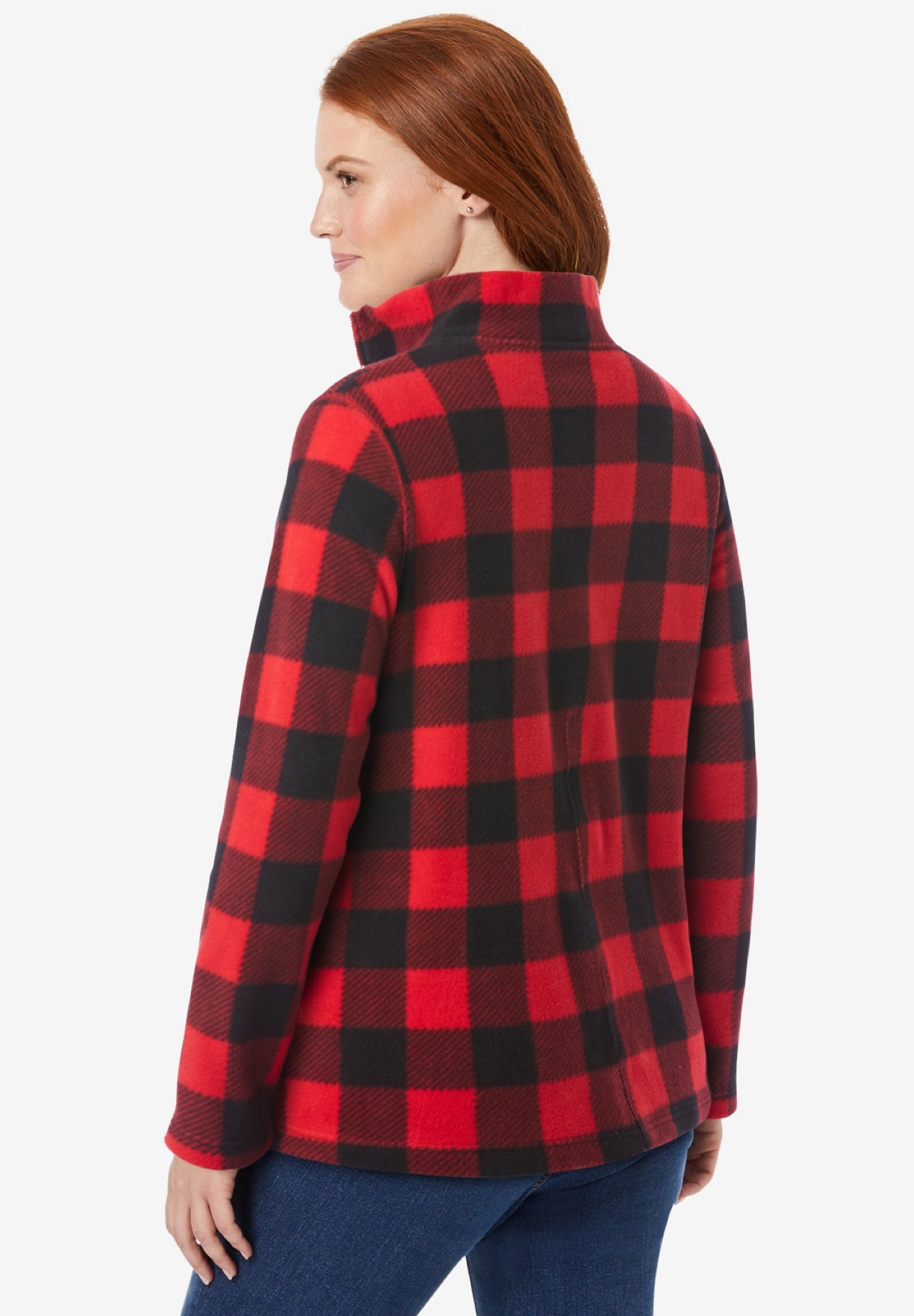 Microfleece Quarter-Zip Pullover image number 1