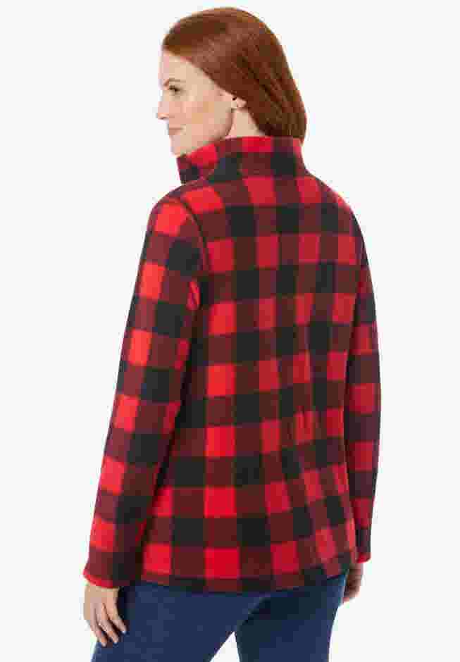 Microfleece Quarter-Zip Pullover image number 1