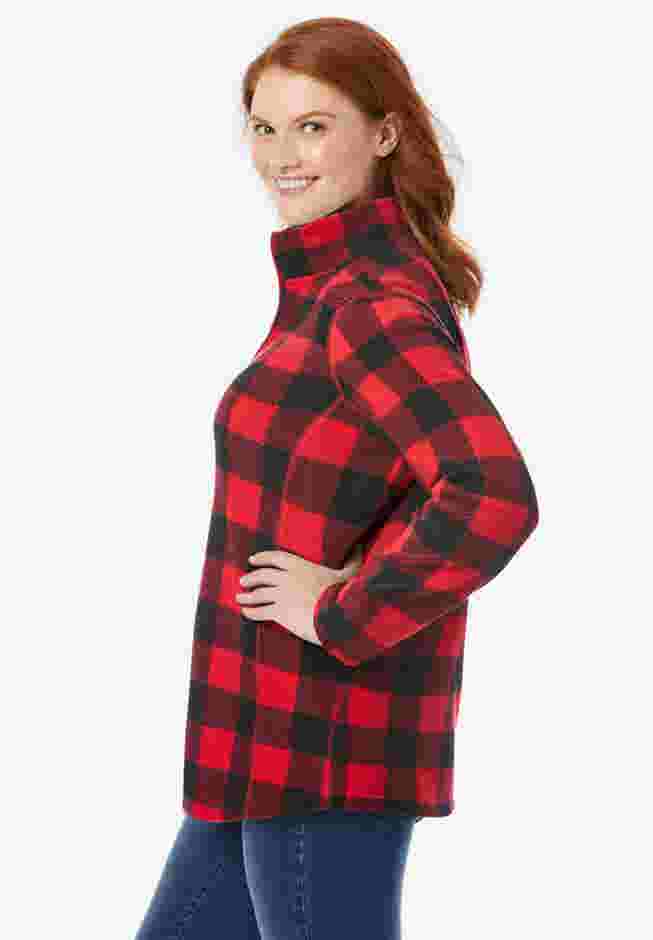 Microfleece Quarter-Zip Pullover image number 2