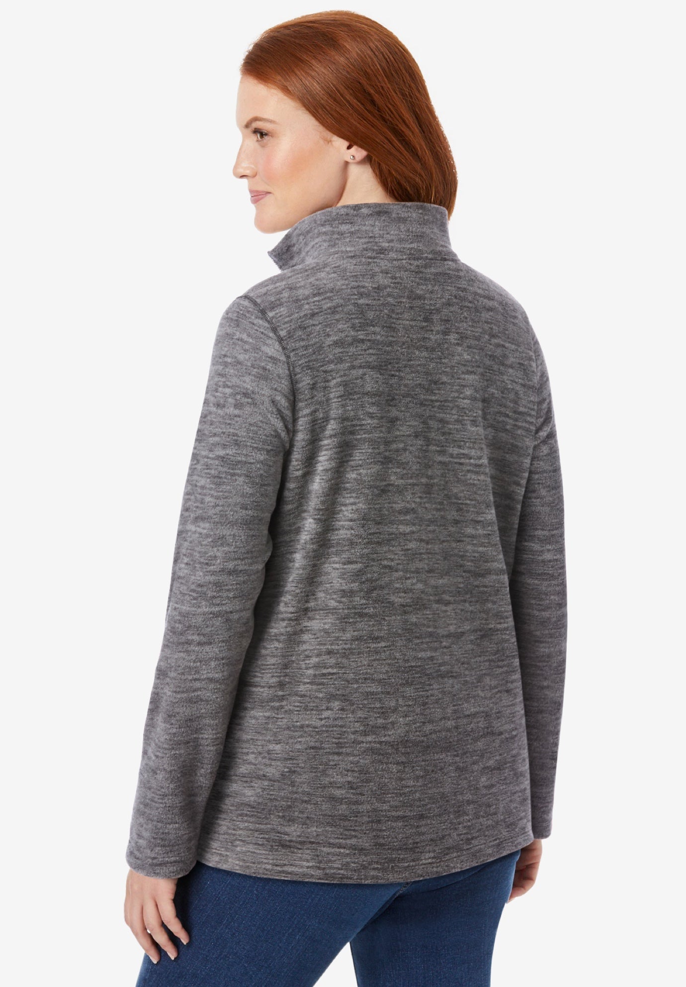 Microfleece Quarter-Zip Pullover image number 1