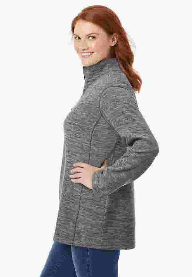Microfleece Quarter-Zip Pullover image number 2