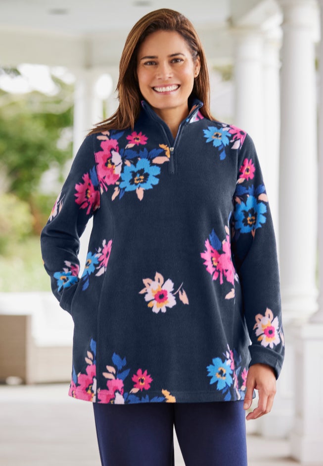Microfleece Quarter-Zip Pullover image number 0
