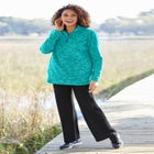 Microfleece Quarter-Zip Pullover image number null