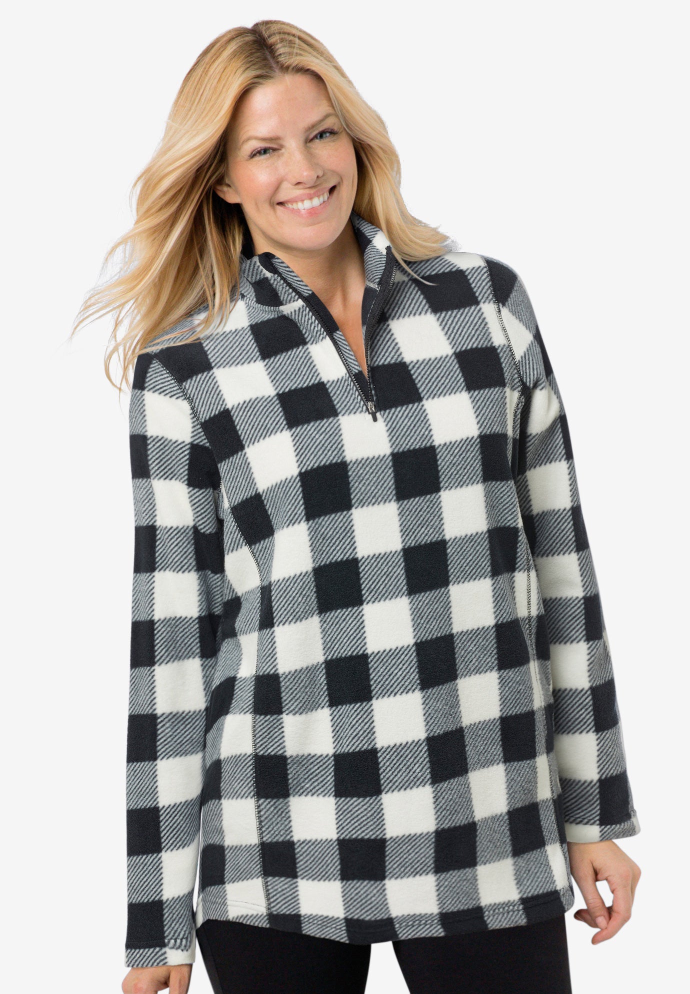 Microfleece Quarter-Zip Pullover image number 0