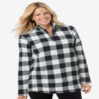 Microfleece Quarter-Zip Pullover image number null