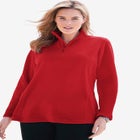 Microfleece Quarter-Zip Pullover image number null