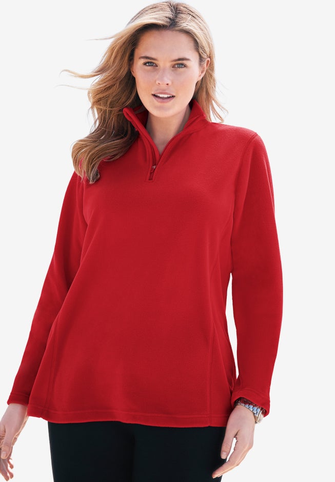 Microfleece Quarter-Zip Pullover image number 0