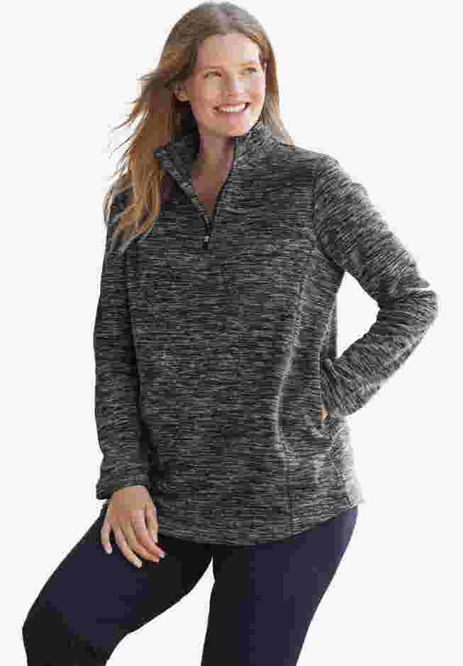 Microfleece Quarter-Zip Pullover image number 0