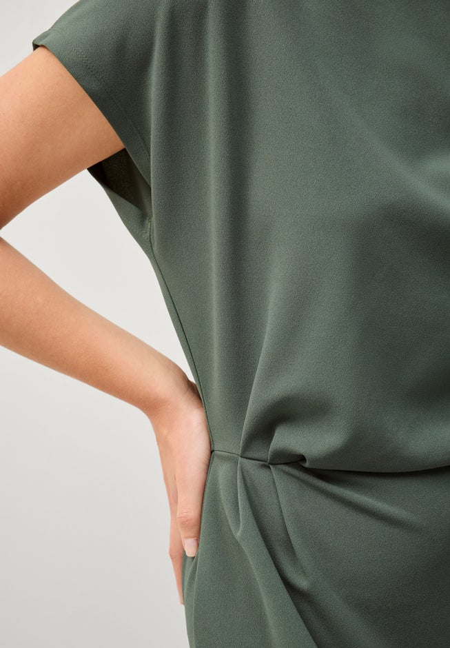 Side Drape Midi Dress image number 2