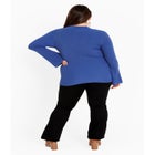 Zoe Ribbed Knit Sweater image number 3