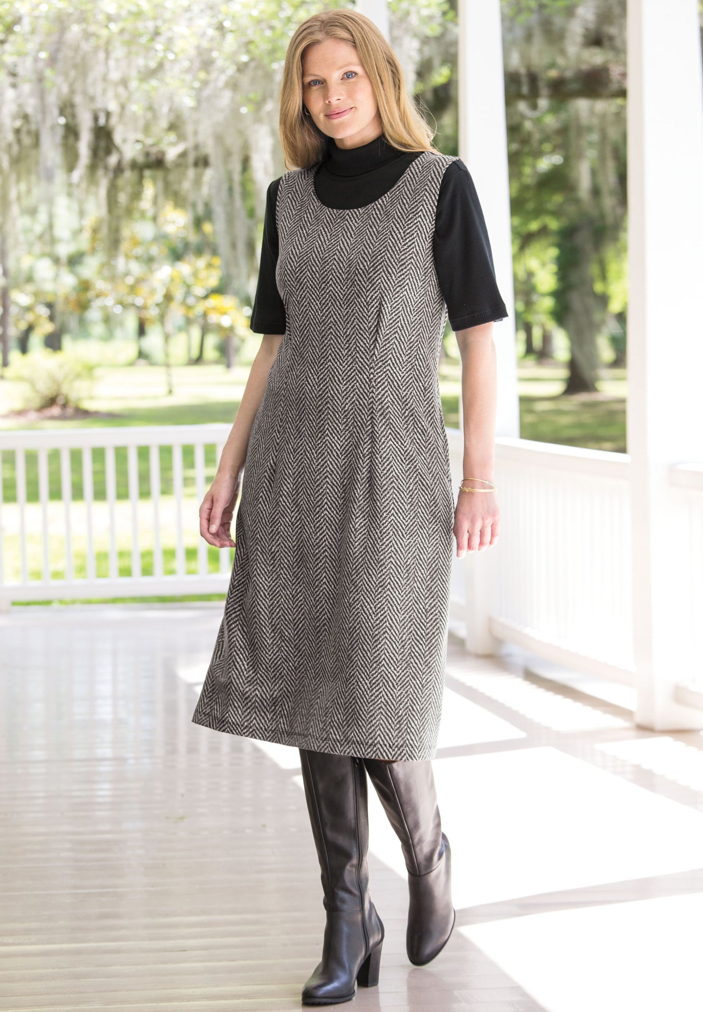 Tiered Mixed-Media Maxi Dress image number 4