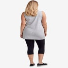 Stretch Knit Jersey Scoopneck Sleeveless Tank image number null