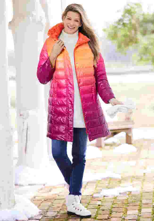 Long Packable Puffer Jacket image number 0
